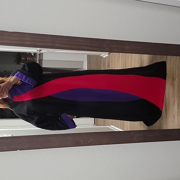 VTG | Vanity Fair Color Block House Dress - Picture 2 of 12